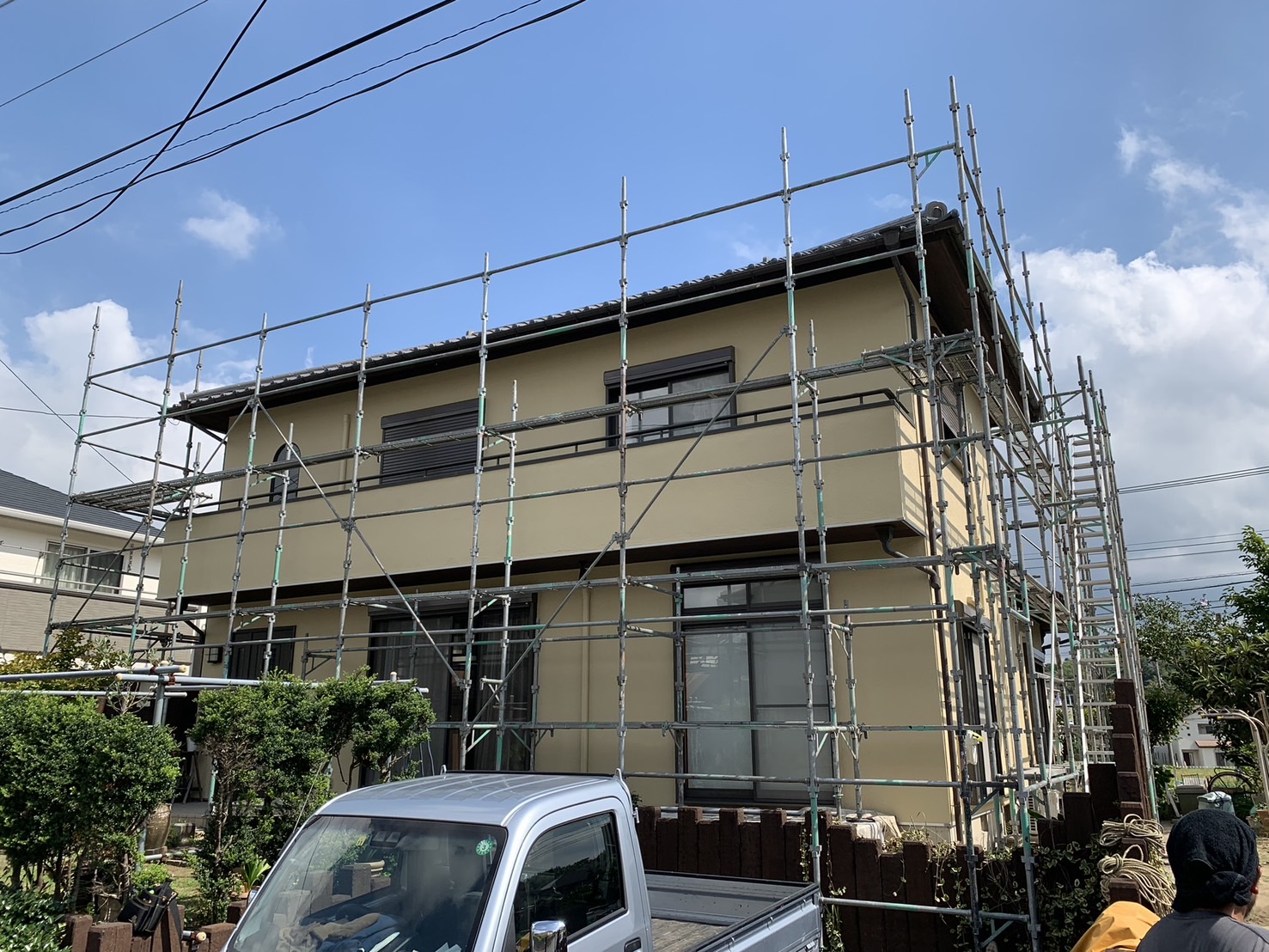 和風住宅　艶を抑えて落ち着いた上品な仕上がりに