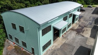 富津市 大型倉庫の屋根・外壁塗装
